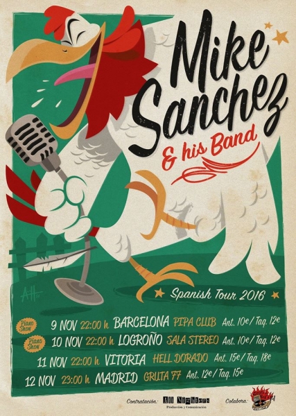 Mike-Sanchez-his-Band-de-gira-por-España
