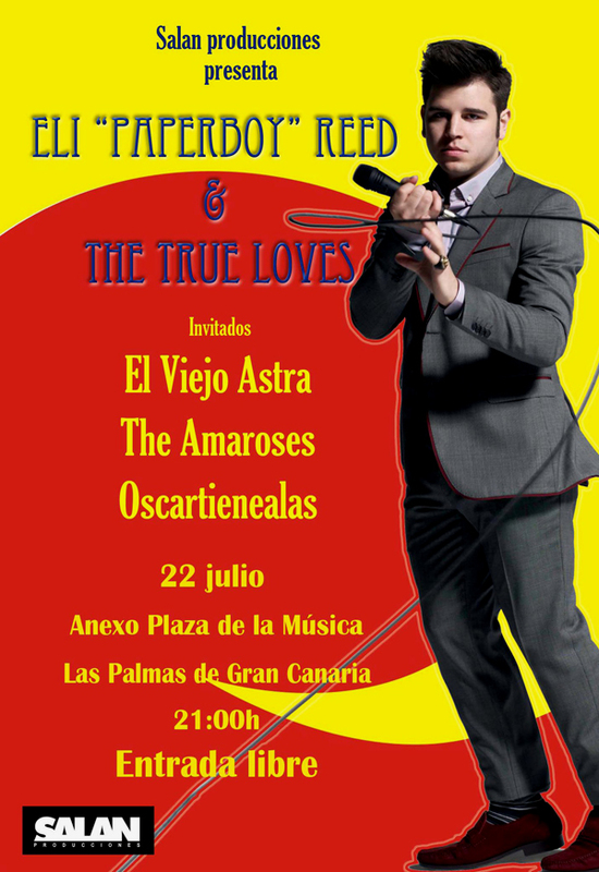 Eli Reed actuará el 22·julio·2011 en Las Palmas de Gran Canaria