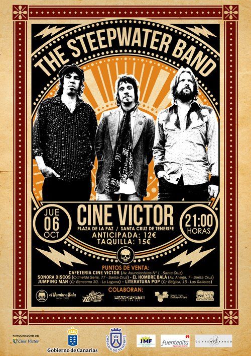 The Steepwater Band en concierto, 6 de octubre de 2011 en Tenerife 2011