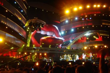 The Rolling Stones, 28 de junio de 2007 en el estadio Vicente Calderón de Madrid.