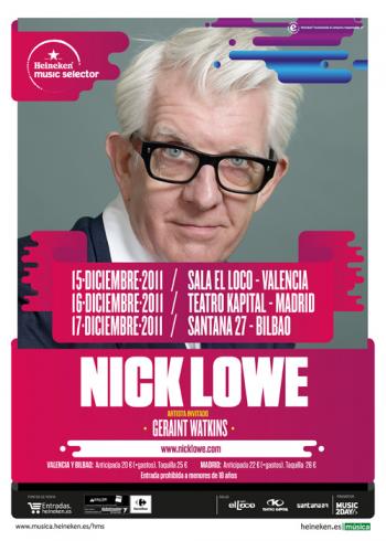 Nick Lowe, gira española 2011