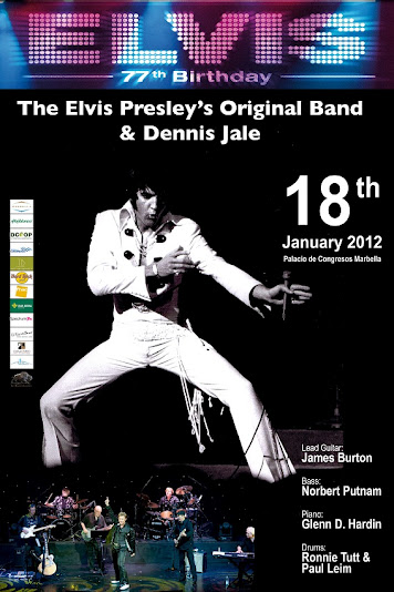 Elvis Presley, TCB con James Burton en España 2012