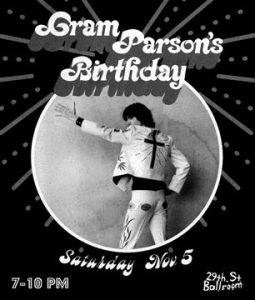 Gram Parsons, 65 aniversario. Gram Parsons, 65 aniversario.