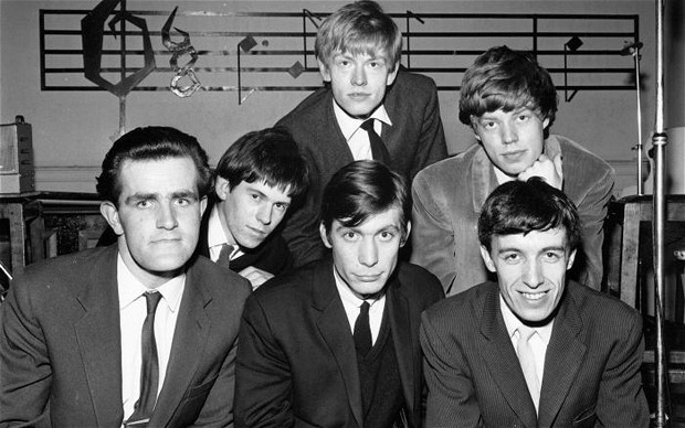 Ian Stewart "Stu" con The Rolling Stones