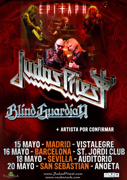 Judas Priest gira española 2012