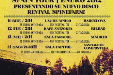 The Answer, Spanish Tour 2012, Revival Spinefarm