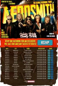 The Global Warming Tour 2012 Aerosmith y Cheap Trick