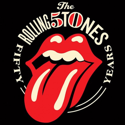 The Rolling Stones 50 años logo 2012