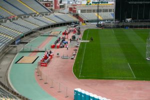 Fotos del Estadio de Gran Canaria, en Las Palmas a día de hoy para el concierto de Bruce Springsteen & The E Street Band. Fotos de nuestro compañero de Dirty Rock, Esteban Campos Trujillo.