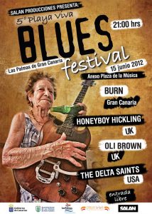 The Delta Saints en el 5º Playa Viva Blues Festival de Las Palmas de Gran Canaria 2012 junto con Oli Brown, Honeyboy Hickling y Burn