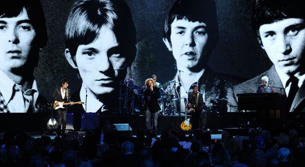 The Faces Small Faces Rock and Roll Hall of Fame 2012, Ronnie Wood en el escenario