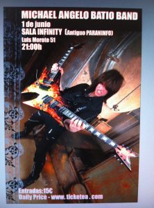 Michael Angelo Batio en Las Palmas de Gran Canaria.