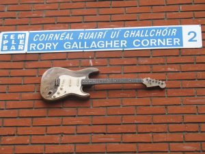 Rory Gallagher Corner en Temple Bar, Dublin.