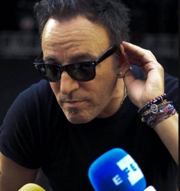 Rueda de Prensa de Bruce Springsteen en el Estadio Olímpico de La Cartuja, Sevilla.