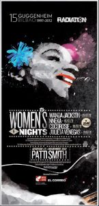 Women's Nights con Wanda Jackson y Patti Smith en el Guggenheim, Bilbao 3 de julio 2012