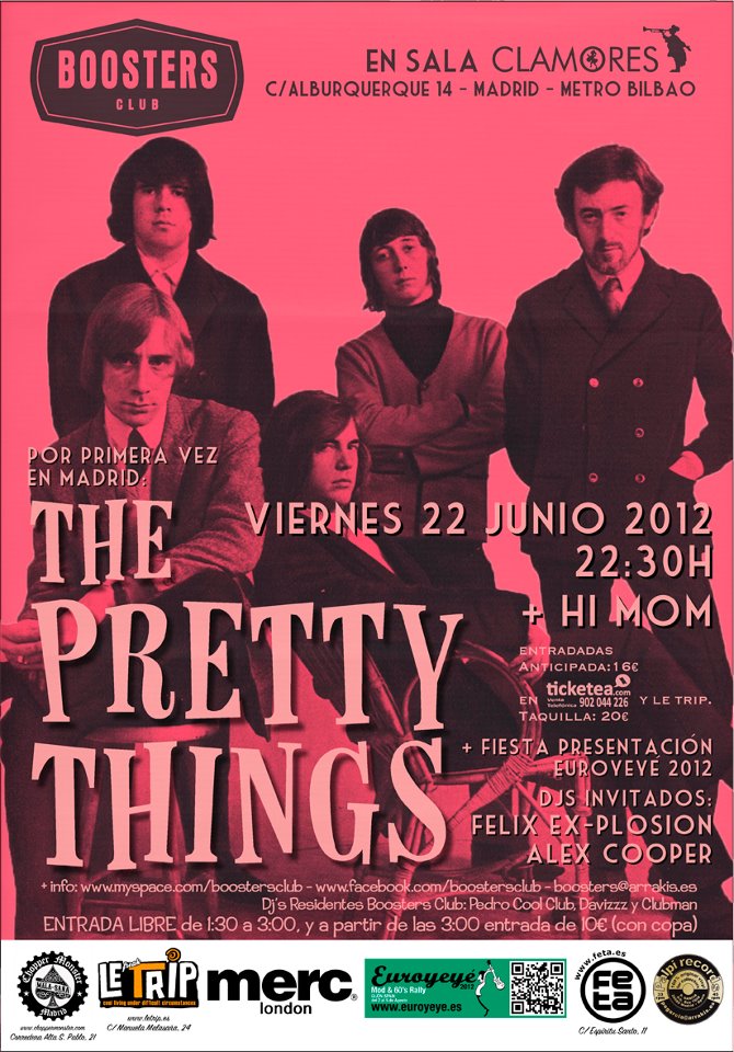 The Pretty Things España Madrid 2012