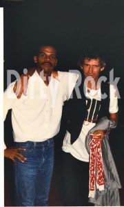 Charles Berry Jr y Keith Richards, oct 1986 Charles Berry Jr y Keith Richards, oct 1986