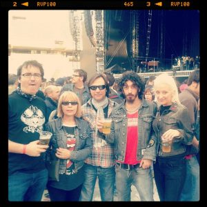 Dirty Rock con Oscar Moon, Conchi, Jordi Güell, Oscar Moon y Marta. The Rolling Stones 50 Anniversary 2012