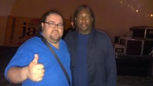 Héctor Martín y Darryl Jones. 50 aniversario The Rolling Stones 2012