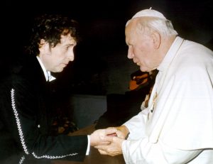 Bob Dylan y el Papa Juan Pablo II. 50 aniversario de Bob Dylan 2012