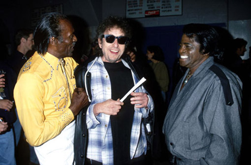 Chuck Berry, Bob Dylan y James Brown. 50 aniversario de Bob Dylan. Tempest 2012