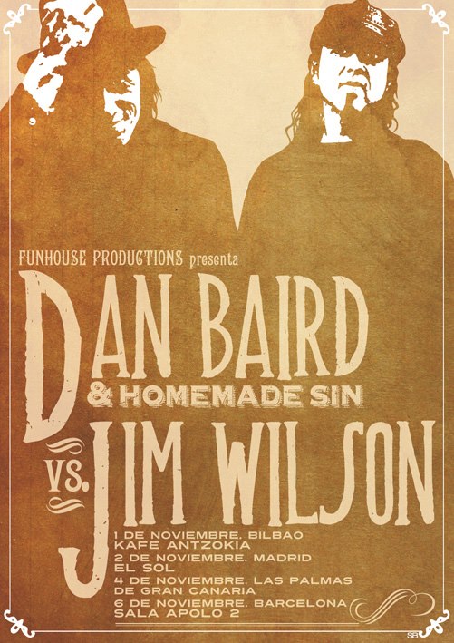 Concierto conjunto de Jim WIlson y Dan Baird en Las Palmas de Gran Canaria cancelado