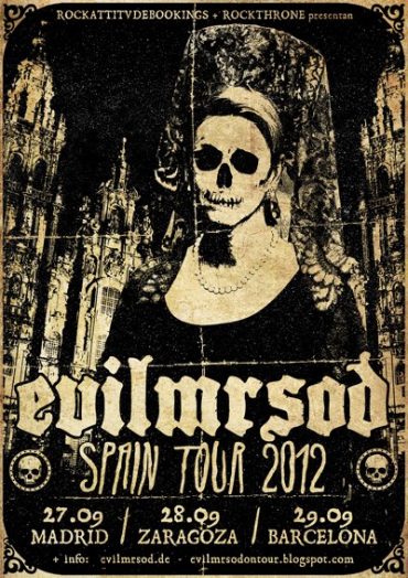 EvilMrSod gira española por Madrid, Zaragoza y Barcelona en septiembre 2012