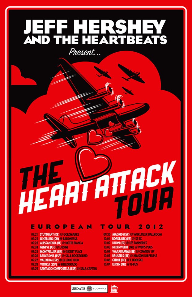 Jeff Hershey & The Heartbeats gira europea y española en septiembre