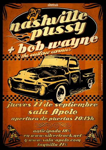 Nashville Pussy y Bob Wayne gira española 2012