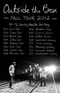 Outside the Box gira española y europea en septiembre Euro Tour Outside the Box gira española y europea en septiembre Euro Tour