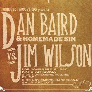 Dan Baird and Homemade Sin y Jim Wilson concierto conjunto noviembre 2012