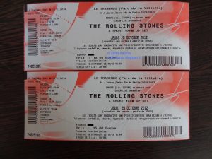 Entradas The Rolling Stones concierto sorpresa Le Trabendo Paris 25 octubre 2012