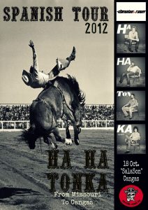 Ha Ha Tonka gira española y europea, cartel de Cangas SalaSon octubre 2012