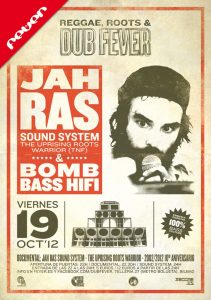 Jah Ras Sound System y Bomb  Bass Hi Fi en Bilbao 19 octubre 2012