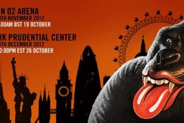 The Rolling Stones 50 counting Live London O2 Arena 25 y 29 de Noviembre y Newark, New Jersey, Newark Prudential Center 13 y 15 de diciembre