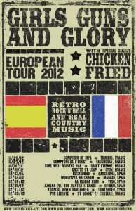 Girls Guns and Glory gira española y europea 2012 European Tour Spain France