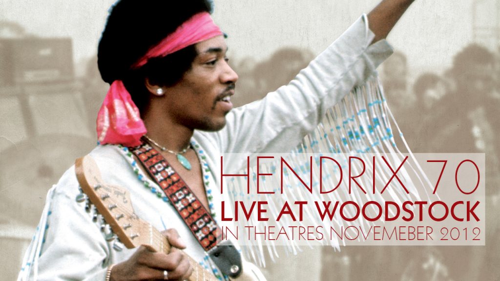 Hendrix 70 Live At Woodstock documental en cines 2012