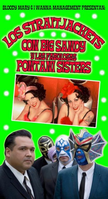 Los Straitjackets y Big Sandy con Las Pontani Sisters en España noviembre 2012 Spain Tour