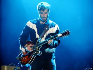 Dan, de The Black Keys en el Palacio de Congresos de Madrid (foto: Sergio Gil) Madrid 2012