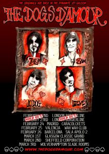 The Dogs D'Amour European Tour 2013 gira europea