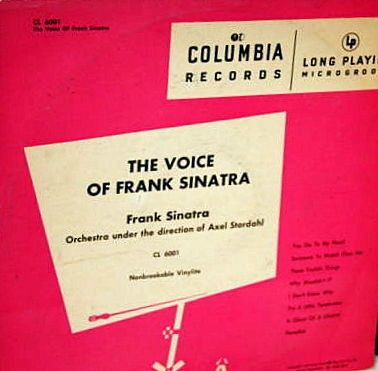 Howard H. Scott primeros LP de 33 rpm de musica popular de la historia Frank Sinatra 1948