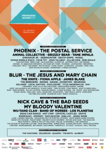 Primavera Sound Festival Barcelona 2013 Cartel