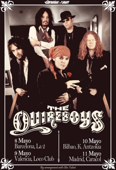 The Quireboys gira española 2013 Spain Tour