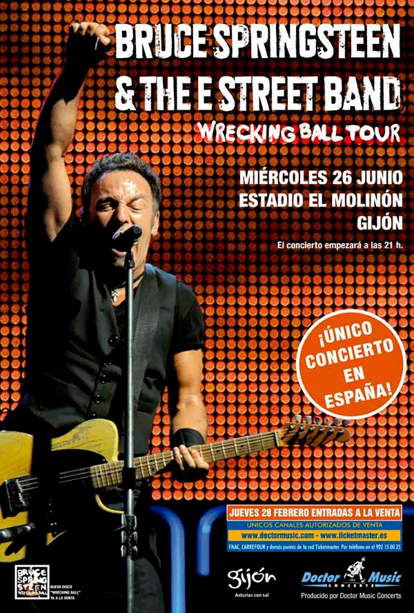 Bruce Springsteen agota las entradas de Gijón 2013