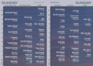 Coachella Festival 2013 horarios domingo 21 abril