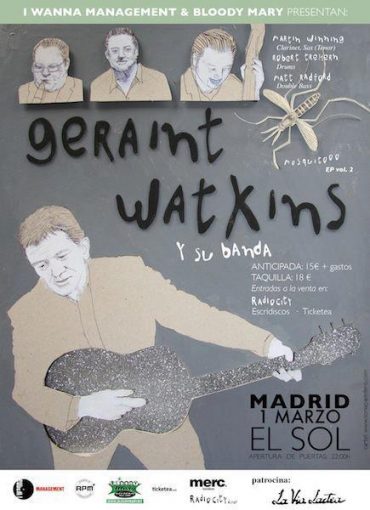 Geraint Watkins en Madrid presentando nuevo disco “Mosquito Vol. 2”