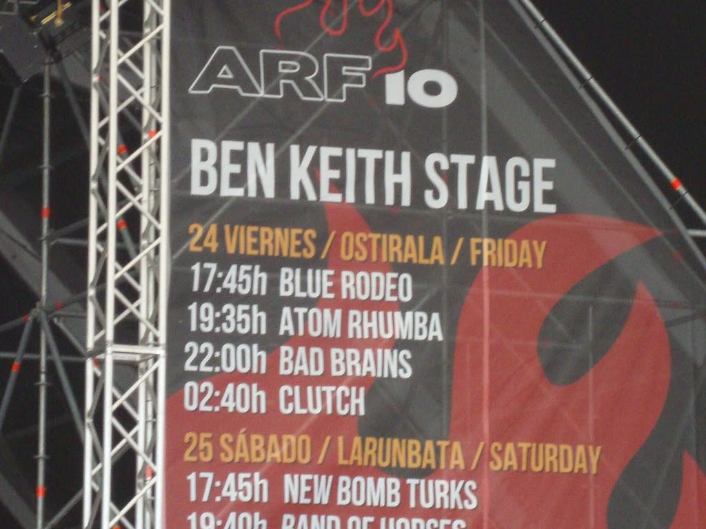 Escenario Ben Keith en el Azkena Rock Festival