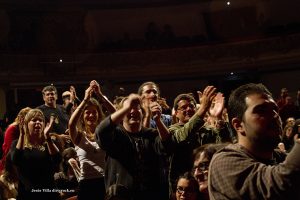 El público en el primer aniversiario del Espacio Guimerá Música