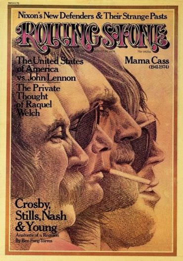 Crosby, Stills, Nash & Young, nuevo disco en directo de su reunión del 74 conocida como “CSNY Live ’74″ o gira “Doom Tour”