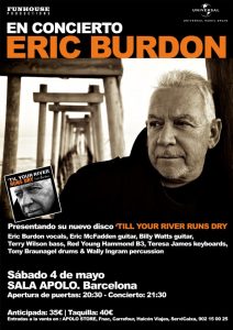 Eric Burdon gira española 2013